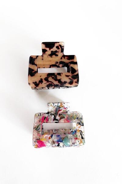 New Obsessions Midi Size Luxury Bone Latch Buckle 2 Pieces