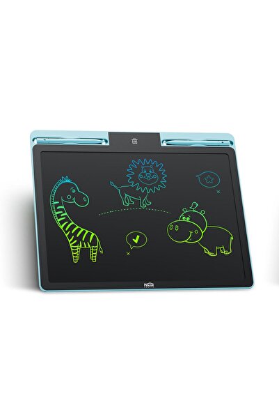 House Pratik HP78 Pilli LCD Ekran Elektronik Yazı Tahtası 16 İnç Mavi