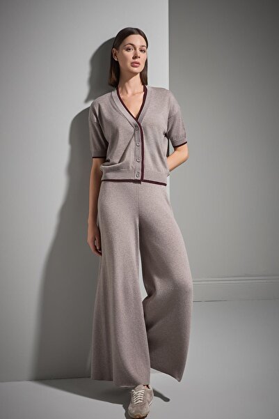 JOIN US Çift Kat Detaylı Triko Hırka