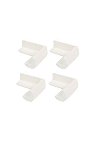 Empria Σετ 4 λεπτών προστατευτικών γωνιών επίπλων, 2,3x0,7x5 cm, Λευκό Ιβουάρ