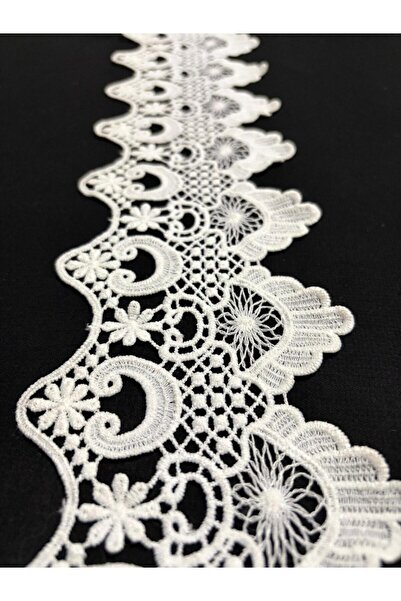 ULUPAMİR Beyaz Ara Dantel