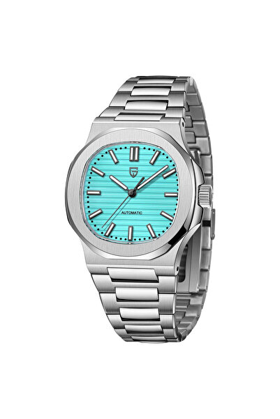 Pagani design 1728 men's watch, automatic Hiou ST6, turquoise dial, sapphire crystal