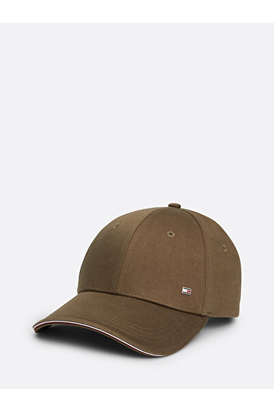 Tommy Hilfiger Men Utility Olive Corporate 6 Panel Baseball Cap