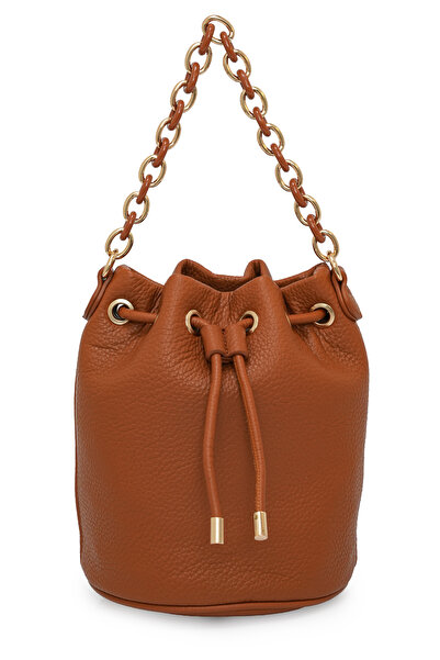 Cambridge Polo Club Cambirdge Polo Club Chain Detailed Drawstring Women's Shoulder Bag Mb03