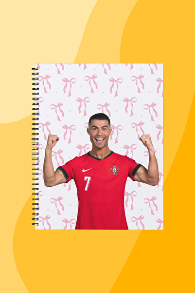 SEKİZELLİİKİ RONALDO -BASKILI TASARIM DEFTER