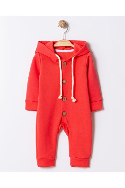 Chicsy Baby Unisex Baby Hooded Buttons Transitional Jumpsuit