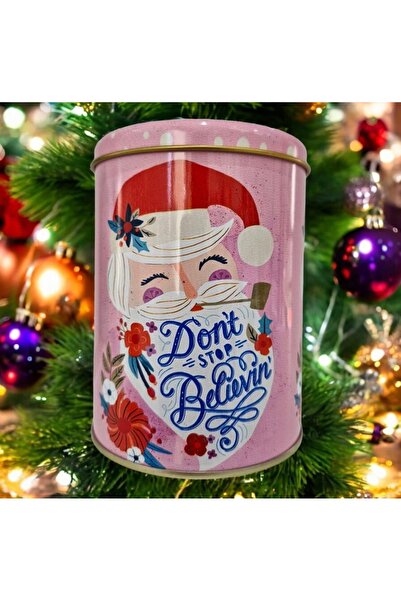 Behind party store Christmas Themed Metal Gift Box Cookies, Candies, Chocolates, Gift Storage Box