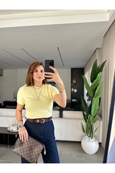 çınarr butikk Kısa Kollu Kazak