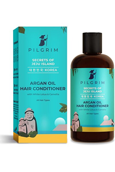 Pilgrim بلسم الشعر بزيت الأرغان الكوري مع اللوتس الأبيض والكاميليا - ترطيب عميق