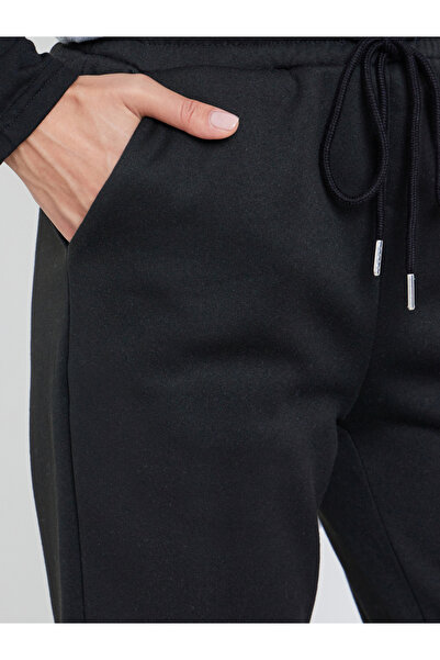 Take Two By Styli Women Black Solid Cuffed Joggers