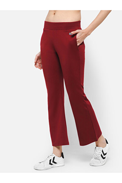 Clovia By Styli Comfort Fit Flared Yoga Pants with Side Pockets