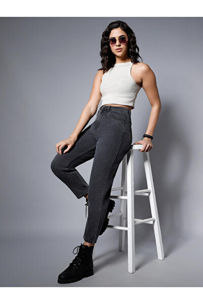 High Star By Styli High Rise Mom Fit Jeans