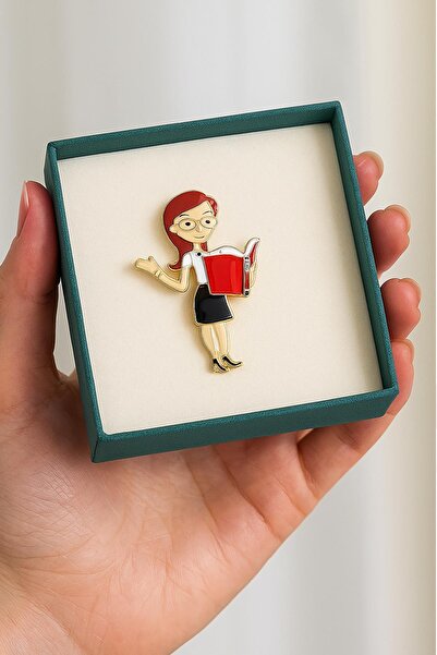 New Obsessions Sevgili Öğretmenim Yaka İğnesi Broş