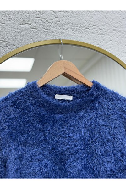 BENAHOLL Alyona Short Soft Sweater-Zi̇5576 Navy Blue