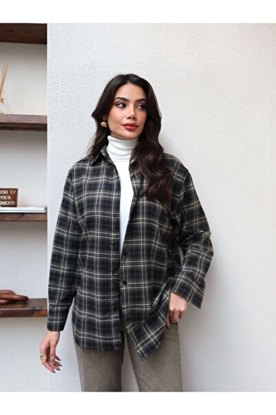 ESRAHELVACI Oversize Plaid Shirt