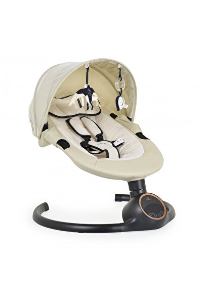 Cangaroo Prestige Beige electric baby swing with remote control, motion senso...