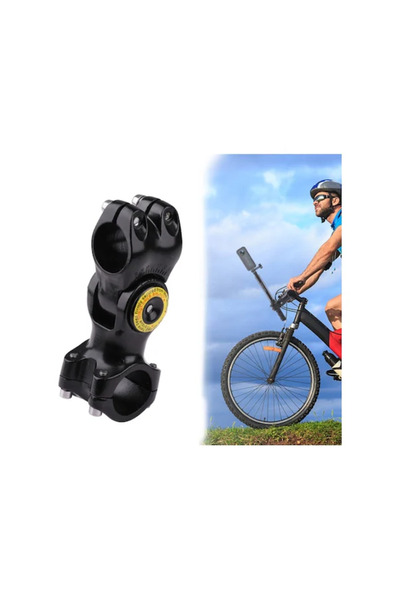AyShop 30 derece Sağ Sol Dönebilir Motosiklet Bisiklet Gidona Kamera Sabitlem...