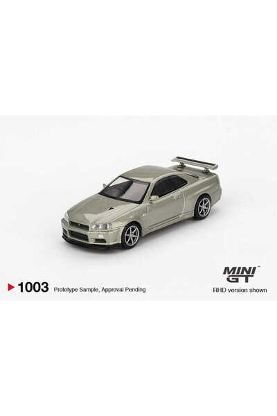 mini gt 1/64 NISSAN SKYLINE GT-R R34 V-SPEC II NUR MILENNIUM