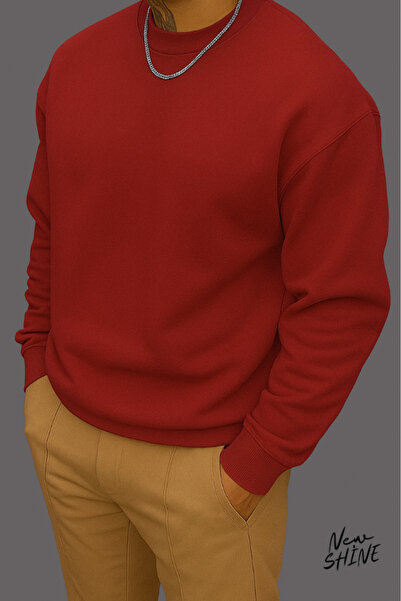 New Shine سويت شيرت بياقة دائرية غير مطبوع