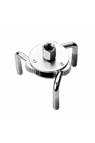 zola Oil filter wrench, universal, 3 arms, metal, silver