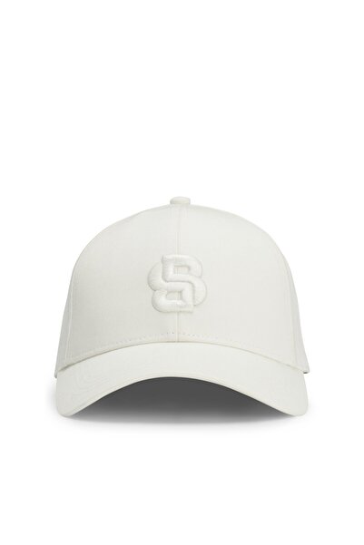 BOSS Nakışlı Double B monogramlı Pamuklu Şapka