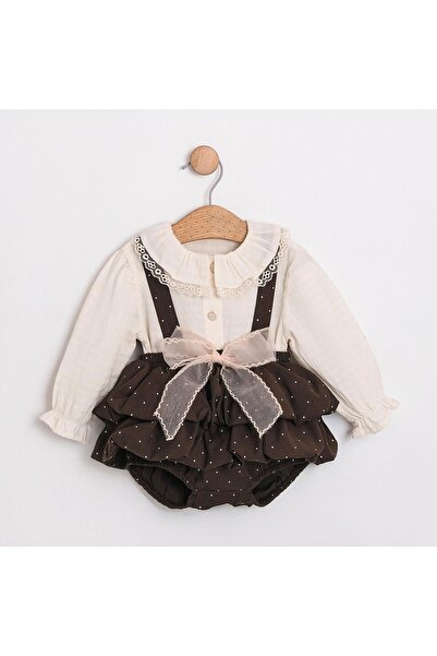 Cumino Salopet Bebek 2 Li kız çocuk bebe çocuk takımı