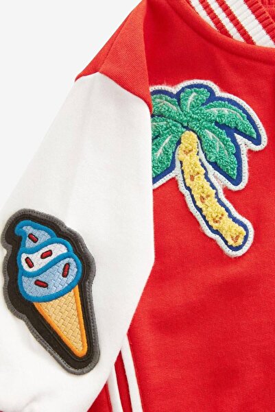 Zuzu Punch Embroidered Luxury Cotton Children's College Jacket Coat