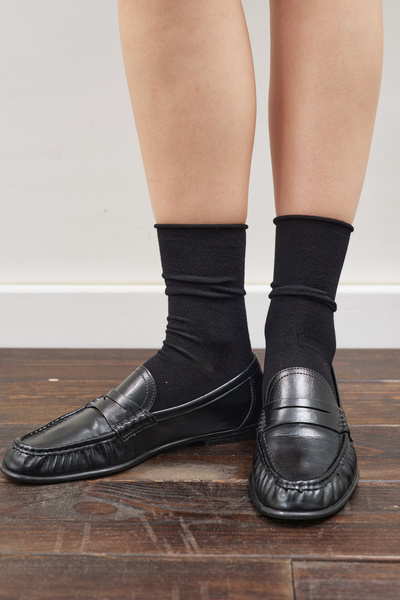 Manuka Non-Elastic Socks Black