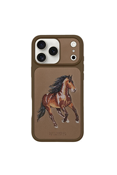 Santa Barbara Polo & Racquet Club iPhone 17 Pro Max Uyumlu Kılıf 3Boyutlu PU ...