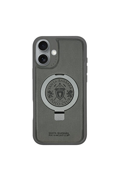 Santa Barbara Polo & Racquet Club iPhone 17 Uyumlu Kılıf Aleminyum Standlı Ma...