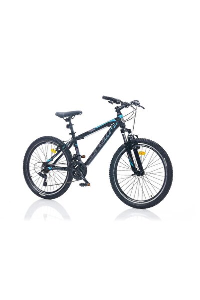Corelli FELİX 3.2 ERKEK DAĞ BİSİKLETİ 355H V 24 JANT 21 VİTES SİYAH MAVİ TURKUAZ