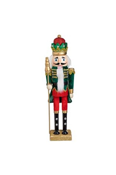 Silver Star Decorațiune de Crăciun - Soldaț din lemn cu uniformă verde de cat...