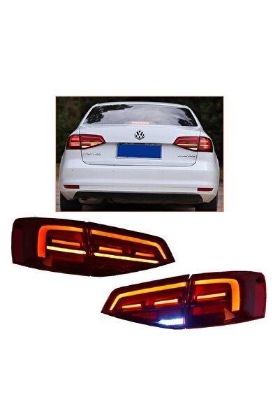 X POWER TUNİNG VW JETTA 2015-2018 HIGHLINE KIRMIZI LEDLİ ARKA STOP LAMBASI