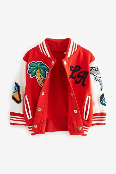Zuzu Punch Embroidered Luxury Cotton Children's College Jacket Coat
