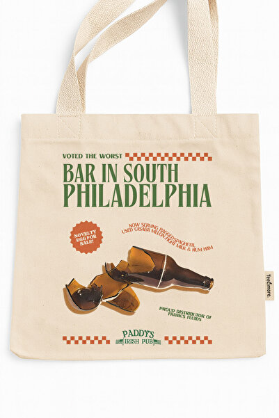 Tee&more. It's Always Sunny, The Worst Bar in Philadelphia Baskılı Cırtlı ve ...