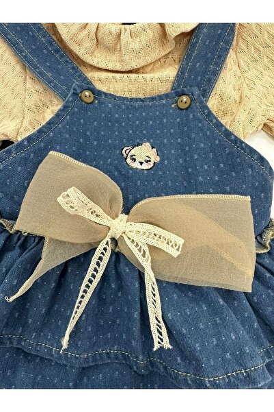 BOBBY JR KİDSWEAR Salopet Baby Girl Set