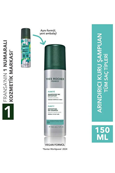 Yves Rocher Tüm Saçlar İçin Kuru Şampuan 150 ml Okyanus Algi Detoks Etkili Ha...