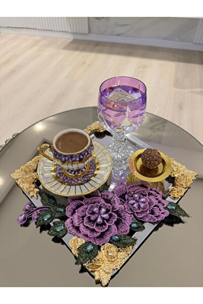 Defne Kokteyl sunum tepsi süsü