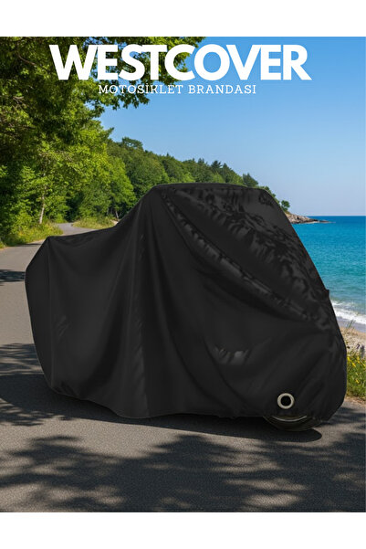 WestCover غطاء حماية للدراجات النارية ماركة مارتا 3000 (متوافق مع القفل الأسود) لجميع الفصول