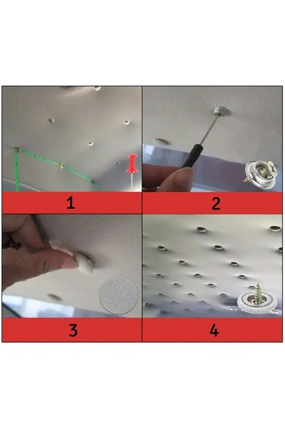 zola Κιτ επισκευής οροφής αυτοκινήτου, 60 πριτσίνια, κατασκευασμένο από μέταλλο και πλαστικό, μήκος βίδας 13 mm, ασημί