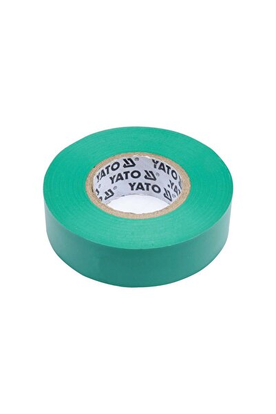 yato Bandă izolatoare electrică din PVC, verde, 19 mm x 20 m (YT-81652)