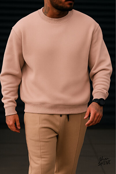 New Shine سويت شيرت بياقة دائرية غير مطبوع