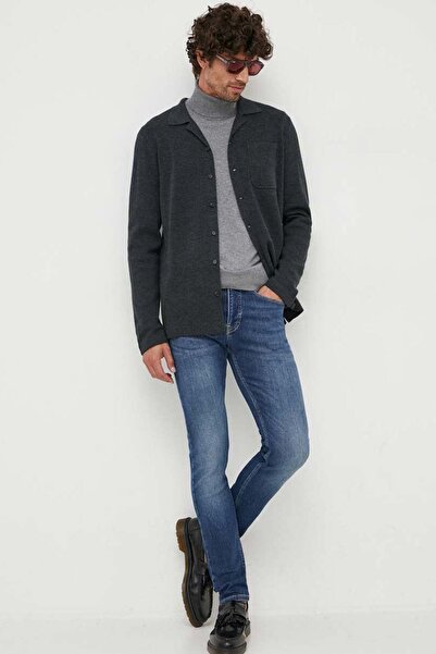 United Colors of Benetton Men's Anthracite Sweater (Model Code:124A1002U2180)