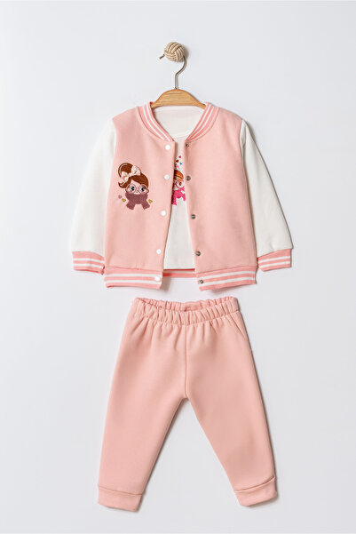 Chicsy Baby Baby Girl Embroidered 3-Piece Transitional Sets