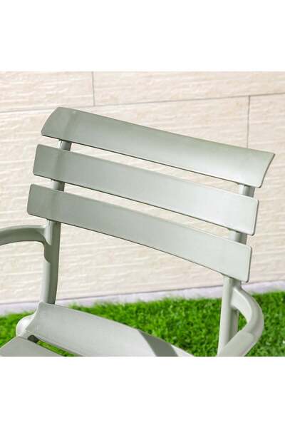 Danube Home Russo PP Chair – Stylish Green Plastic Chair for Dining, Patio & Indoor Seating