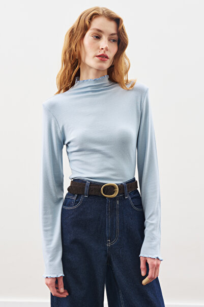 Manuka ΜΠΛΟΥΖΑ ΦΙΔΙΑΡΙΚΟ ΚΟΛΑΡΟ ΜΠΛΕ