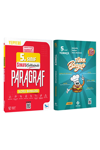Sınav Yayınları Sınav 5. Sınıf Paragraf Soru Bankası+ Türk Burger Türkçe Soru...