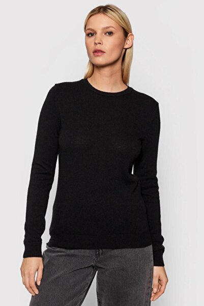 United Colors of Benetton Women's / Girls' Black Sweater (Model Code:124A1002D1K01)