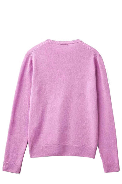 United Colors of Benetton Γυναικείο/Κοριτσίστικο πουλόβερ λιλά (Κωδικός μοντέλου:124A1002D1K01)