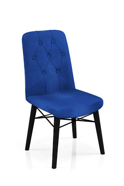 Desire JENA Chair modern, black leg, babyface textile suitable kitchen,living...